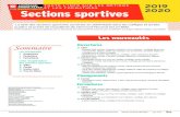 ET LES FORMATIONS Sections sportives