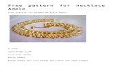 Free pattern for necklace Adele - Beads Magic