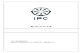 Spare parts list - IPC