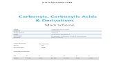 Carbonyls, Carboxylic Acids & Derivatives