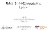 Jlab E12-14-012 experiment: Update