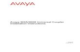 Avaya 909A/909B Universal Coupler Installation Instructions