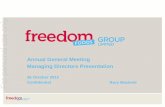 Annual General Meeting Managing Directors Presentation