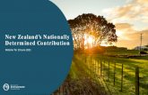 New Zealand’s Nationally Determined Contribution