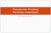 Penyusunan Proposal Penelitian Kuantitatif