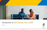 Introduction to SAP Business One C4:ERP