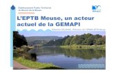 L’EPTB Meuse, un acteur actuel de la GEMAPI