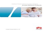 Catalog of Huawei Telecommunication Products