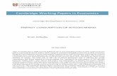 ENERGY CONSUMPTION OF BITCOIN MINING - Faculty of Economics