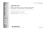 IEEE Std 1076.6-1999) EEE Standards IEEE Standards Design ...