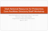 IDeA National Resource for Proteomics Core Facilities ...