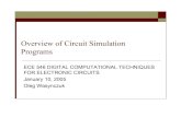 Overview of Circuit Simulation Programs