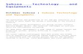 Subsea Technology and Equipments - Oil&Gas Portal