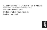 Lenovo TB-8704F/TB-8704X Hardware Maintenance Manual