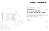 Commercial pumps Series 4300, 4360 and 4380