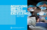 ACHIEVING IMPACT THROUGH EXCELLENCE