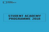 STUDENT ACADEMY PROGRAMME 2018