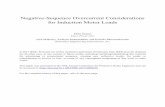 Negative-Sequence Overcurrent Considerations for Induction ...