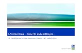 LNG fuel tank –benefits and challenges