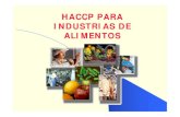 HACCP PARA INDUSTRIAS DE ALIMENTOS