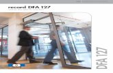 record DFA 127 - automatic door systems
