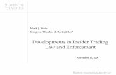 Developments in Insider Trading Law and Enforcement