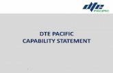 DTE PACIFIC CAPABILITY STATEMENT
