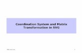 Coordination System and Matrix Transformation in SVG