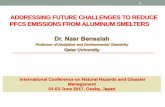 Emissions control in aluminum smelters