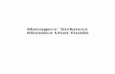 Managers’ Sickness Absence User Guide