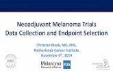Neoadjuvant Melanoma Trials Data Collection and Endpoint ...