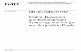 GAO-18-40, DRUG INDUSTRY: Profits, Research and ...
