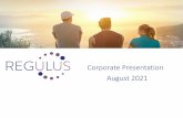 Corporate Presentation August 2021