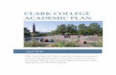 Clark College Academic Plan