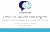A voice for survivors and caregivers