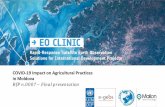 COVID-19 Impact on Agricultural Practices in Moldova RfP n ...