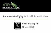 Sustainable Packaging for Local & Export Markets
