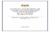 CLINICAL GUIDELINES ON COVID-19 VACCINATION FOR ...