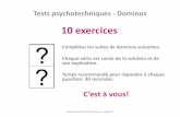Tests psychotechniques - Dominos