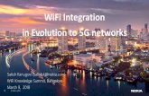WiFi Integration in Evolution to 5G networks