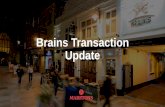 Brains Acquisition Update - Marston's