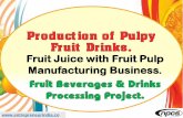 Production of Pulpy Fruit Drinks. Fruit Juice with Fruit ...