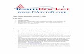 Team Rocket Newsletter January 27, 2021 - F1 Aircraft.com