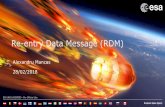 Re-entry Data Message (RDM)