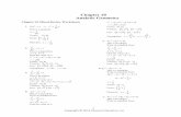 Chapter 10 Analytic Geometry - Barrington 220