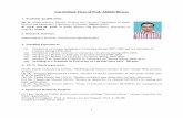 Curriculum Vitae of Prof. Abhijit Biswas
