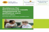 Guidance for bereavement needs assessment in palliative ...