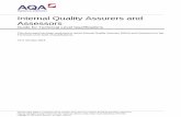 Guide for assessors and internal quality assurers ... - AQA