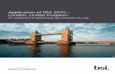 Application of PAS 2070 – London, United Kingdom