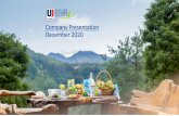 Company Presentation December 2020 - PT Ultrajaya